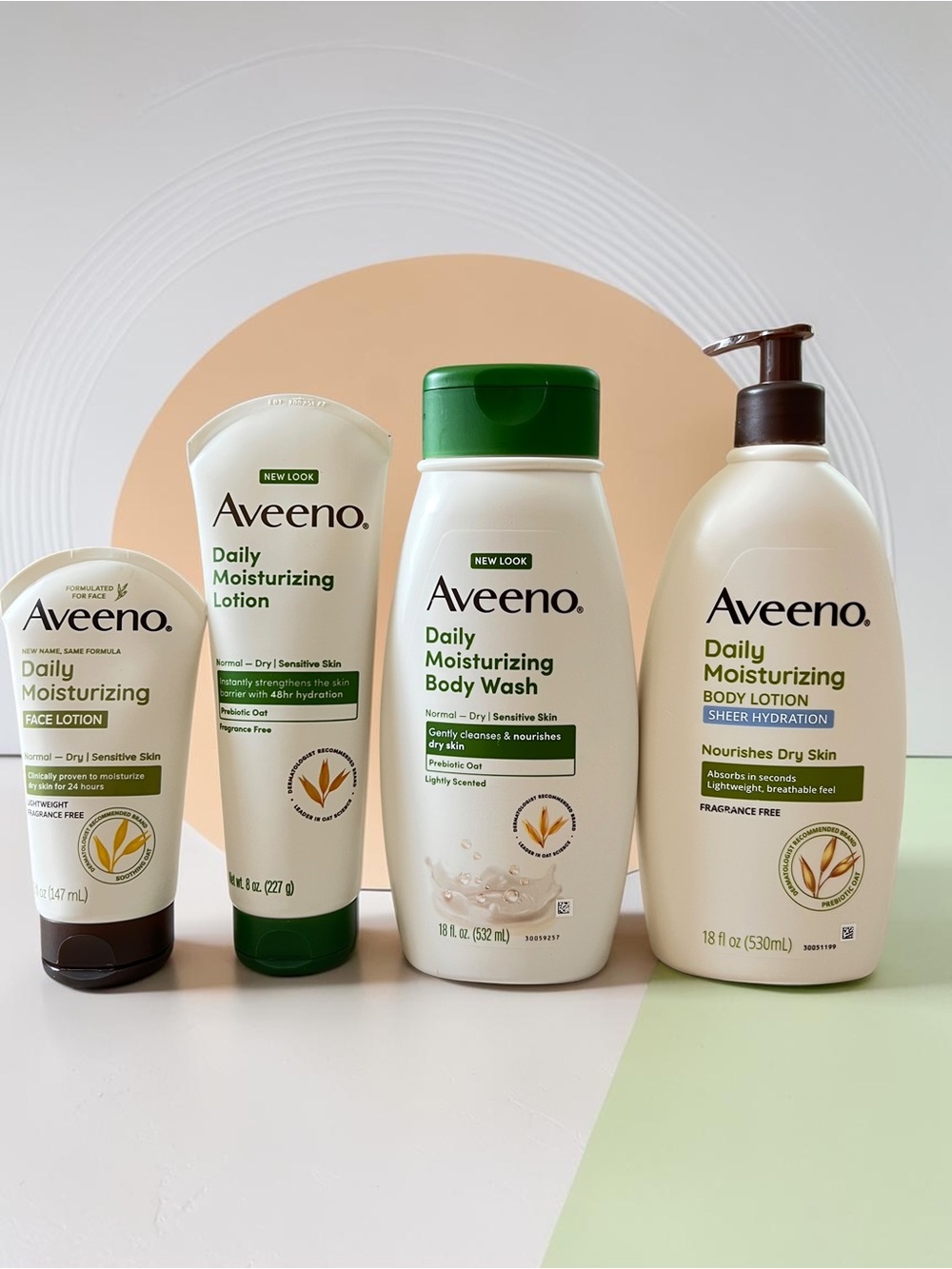 Aveeno Skincare Bundle of 4- PRICE FIRM